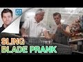 The Sling Blade Prank - billy bob thornton, candid camera, jack vale, people, prank, shopping, sling blade, store
