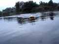 Powercat Magic, Fast RC hydro boat  50mph on R&oslash;nb&aelig;ks&oslash;en, Hinnerup, First Run