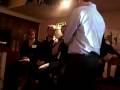 Booking Bug pitching at TC pannel