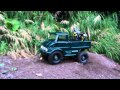 Rc trail mercedes U. first run after build Video