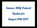 Dr. Simeons HCG Protocol Update Aug. 28th 2007