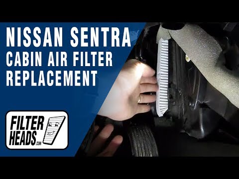 Cabin air filter replacement- Nissan Sentra