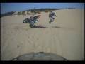 MX Motorcycle Crash into ATV