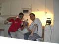 eu e meu amigo trabalhando emlondres