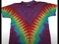 How to Tie Dye a V pattern (Full)