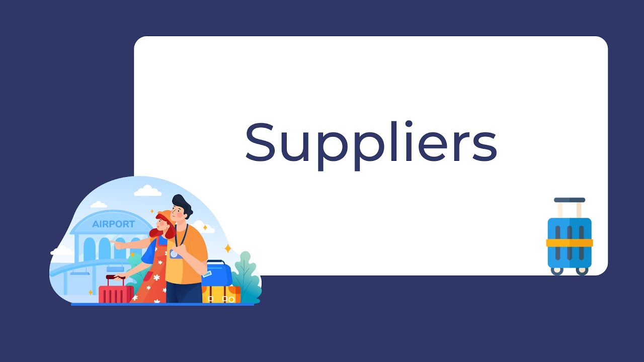 Adding Suppliers To Your Product