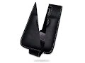 Melkco Tasche Leder Etui cuir ~HTC Cavalier/HTC S630/SoftBank X02HT/Dopod C730 - Flip Type (Black)