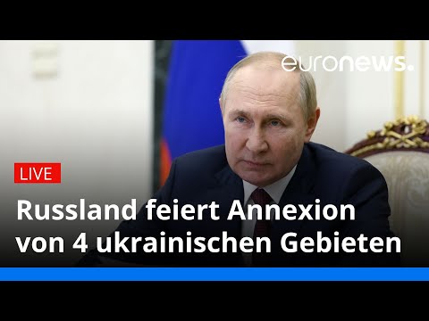 Russland feiert Annexion von vier ukrainischen Regionen