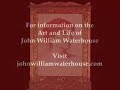 john william waterhouse - a portrait drawing in red chalk is compared to some other works by waterhouse. 
~
the drawing was titled, 'portrait head of aline henderson'. aline was the daughter of h.w. henderson. many works by waterhouse were part of the henderson family collection. 
~
her uncle was alexander henderson, 1st lord faringdon.
http://www.johnwilliamwaterhouse.com/patrons-collectors/henderson-alexander-1st-lord-faringdon.html
~
waterhouse became a friend of the family and presented this drawing as a wedding present to aline in 1911.