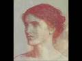 John William Waterhouse - A portrait drawing in red chalk