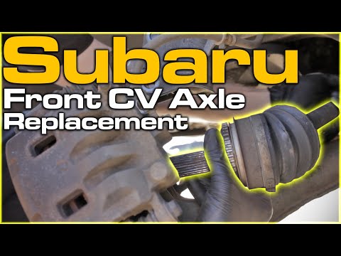 CV axle replacement (2002 Subaru Outback H6)