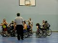 Tom Rollason Playing Wheelchair Basketball