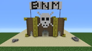 Minecraft Tutorial: How To Make The Barg'N-Mart (Spongebob)