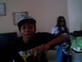 my little sisters acting like plies & tpain, rapping