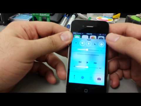 how to turn screen rotation on iphone 4