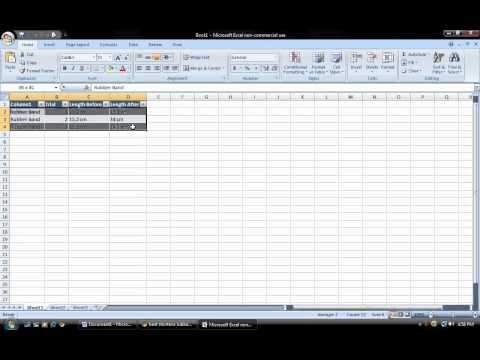 how to define table in excel
