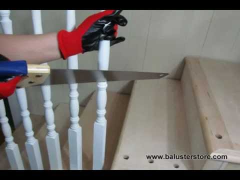 how to fasten iron balusters