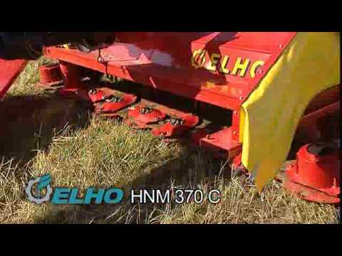 HNM - http://www.elho.fi The HNM 370C has it all... · Hydro Balance System · 3.7m cutting width · 9 x Cutting discs · Cutting advantages, well known from the ELHO ...