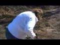 Mom shooting my Glock 17 (9mm) Hot shell down her shirt