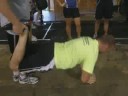 Moving medicine ball push-up 08-28-2008