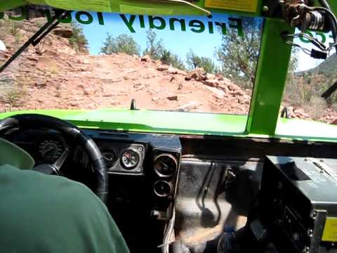Hummer Rides Sedona AZ Broken Axle trail Coconino National Forest