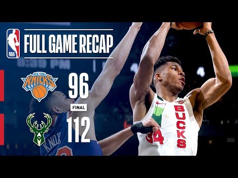 Video: Full Game Recap: Knicks VS Bucks | Giannis Leads Bucks Past Knicks