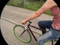 Mel fährt Fixie