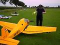 Starting model Cmelak before towing banners