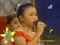 Joy Joy Alpuerto with Jonalyn Viray in a TV singing contest