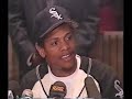 Eazy-E on the news with the Compton Mayor Eazy-E on the news with the Compton Mayor