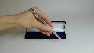 Серебряная ручка с кристаллом SWAROVSKI