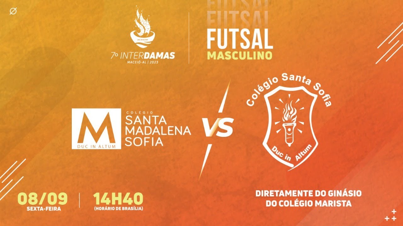 TRANSMISSÃO | MADALENA X SANTA SOFIA | FUTSAL