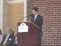 Jim Lehrer introduces Congressman Eric Cantor, who delivers remarks on the restoration of James Madison's home, Montpelier, on Constitution Day.  Recorded September 17, 2008.For more information, see http://tinyurl.com/442rhr