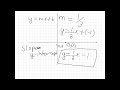 the slope y-intercept form of the line.  an example.