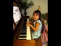 Madeline Plays Piano - July 2008