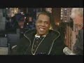 jayz on letterman