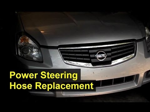 Nissan Maxima Power Steering High Pressure Hose Replacement – Auto Repair Series