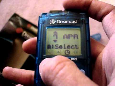 how to turn on dreamcast vmu