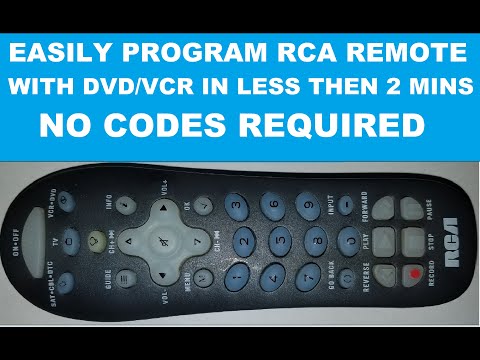 how to sync rca universal remote to tv