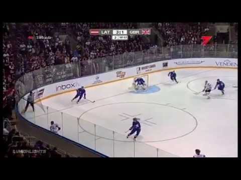 Latvia vs.Great Britain (6:2) 2014 Sochi Olympics Qualification