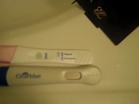 pregnancy tests - Kind of live pregnancy test, explanation follows the clip.