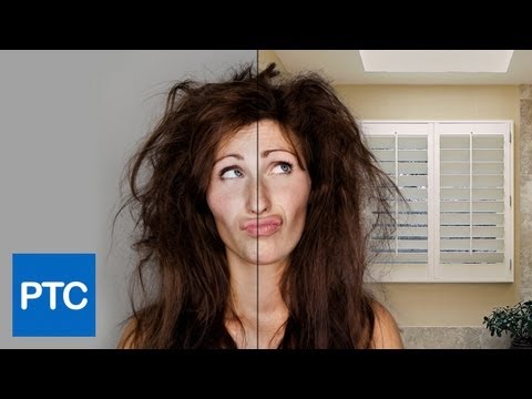 how to isolate hair in photoshop cs6