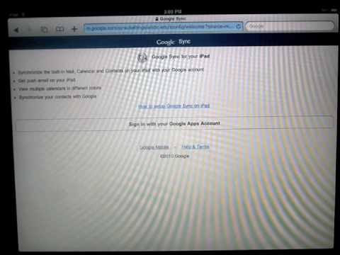 how to sync two ipads