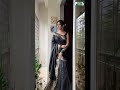 কালো কাতান শাড়িতে মুগ্ধতা ছড়ালেন সাফা কবির