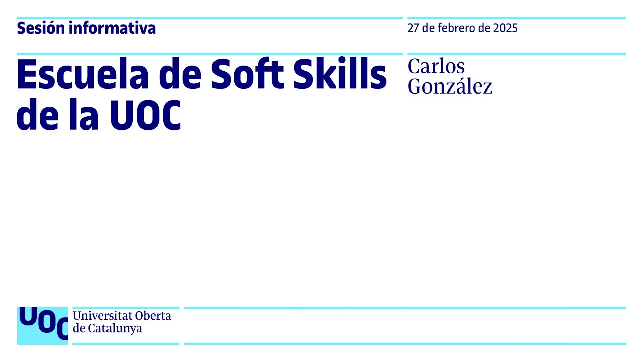 Sesión informativa video link