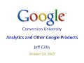 other data focused marketing products from google