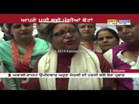 Sangeeta Jaitley election campaign for Arun Jaitley