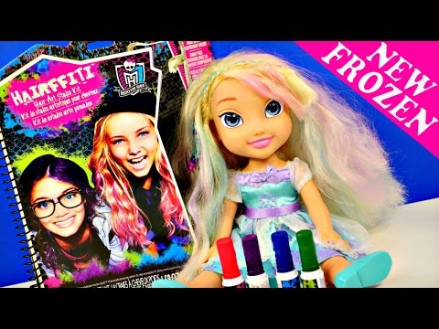 how to dye monster high doll hair
