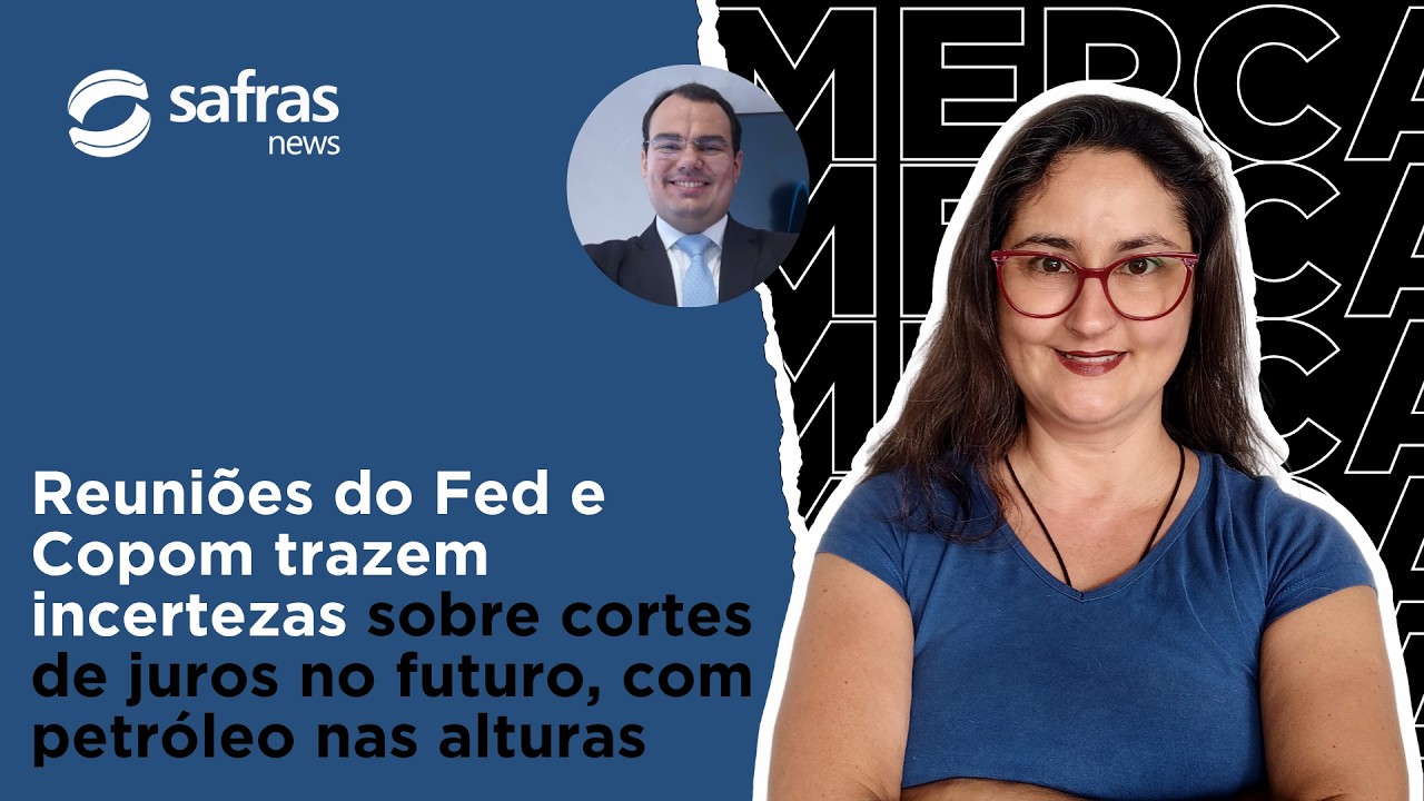 Reuniões do Fed e Copom trazem incertezas sobre cortes de juros no futuro, com petróleo nas alturas