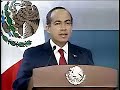 Mensaje del Presidente Calderón